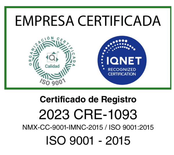 Certificado de Registro ISO 9001-2015 | PHASA