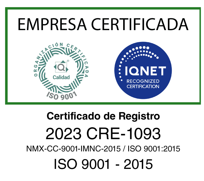 Certificado de Registro ISO 9001-2015 | PHASA